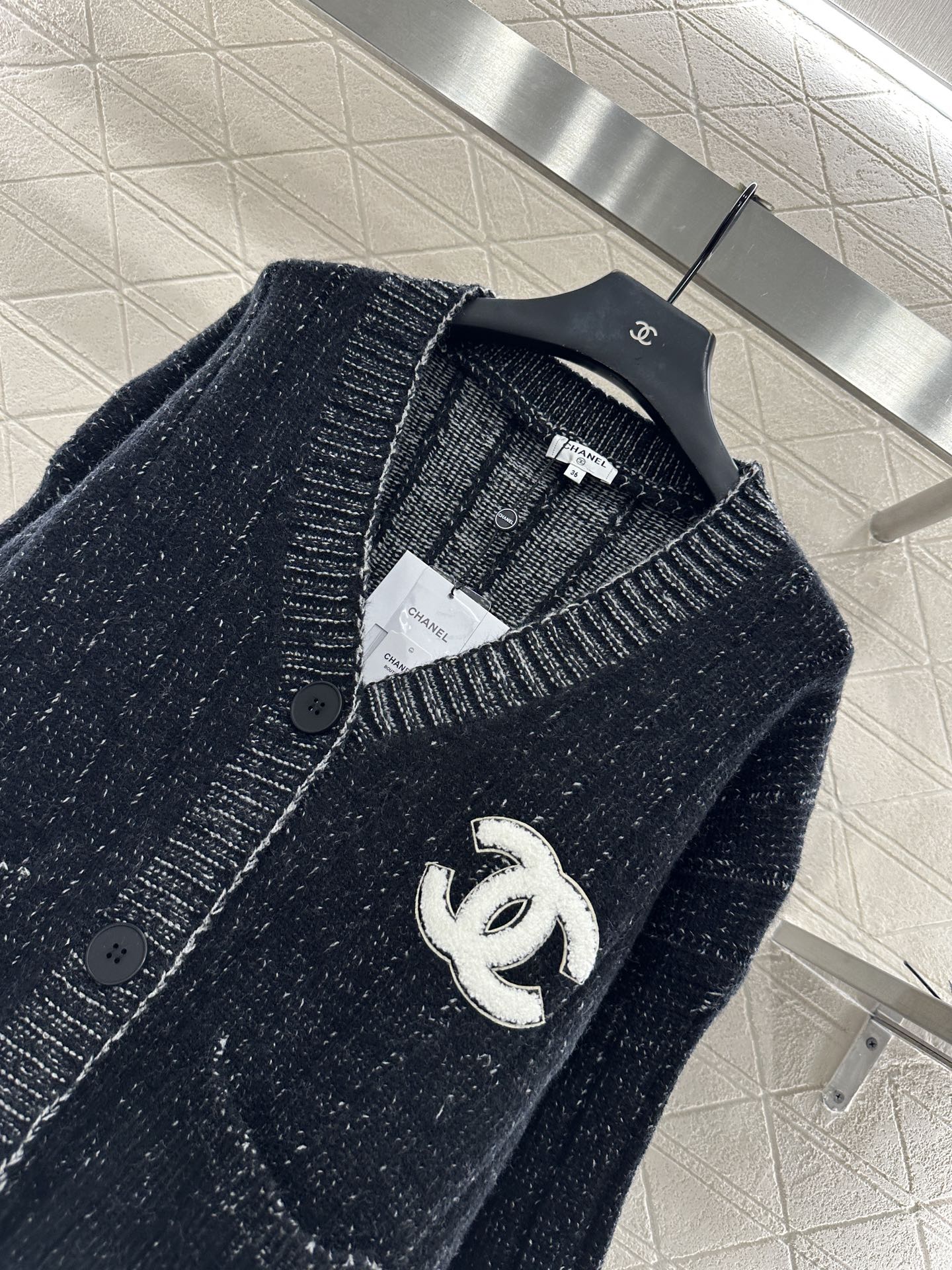 Chan 25fw knitted cardigan