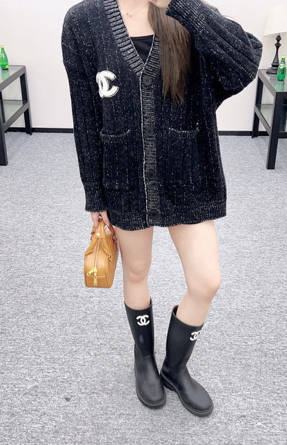 Chan 25fw knitted cardigan