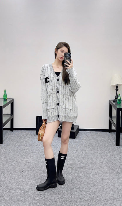 Chan 25fw knitted cardigan