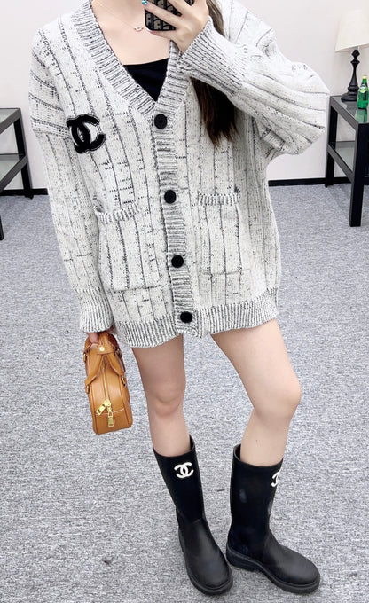 Chan 25fw knitted cardigan
