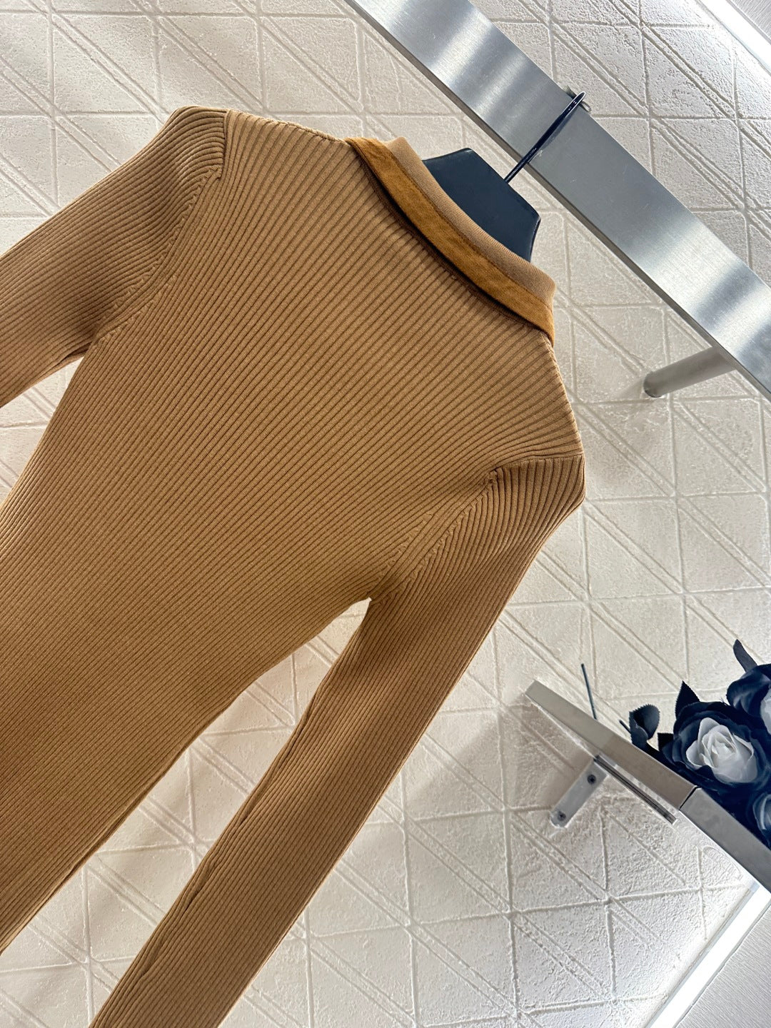 Miu 25fw knitted shirt