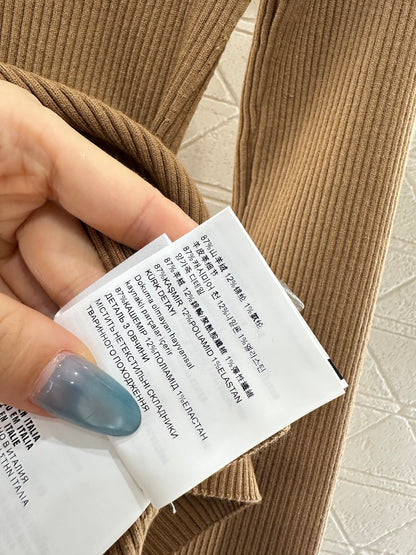 Miu 25fw knitted shirt