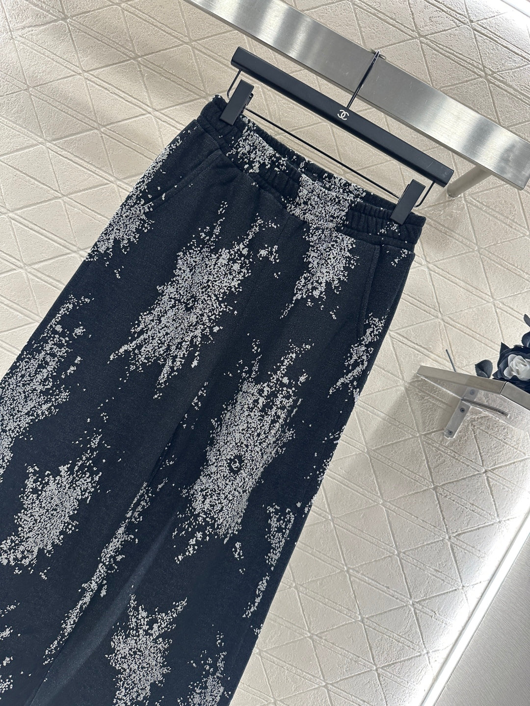 Chan 25fw jacquard pants