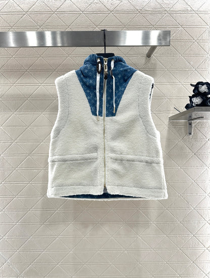 Louis 25fw splicing vest