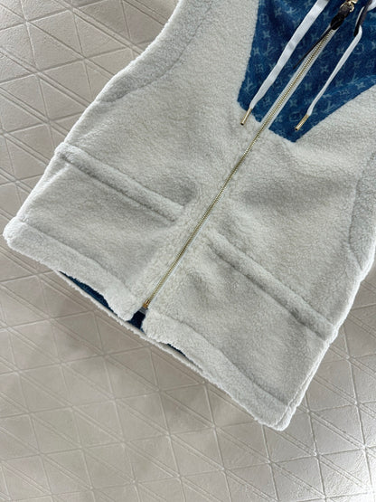 Louis 25fw splicing vest