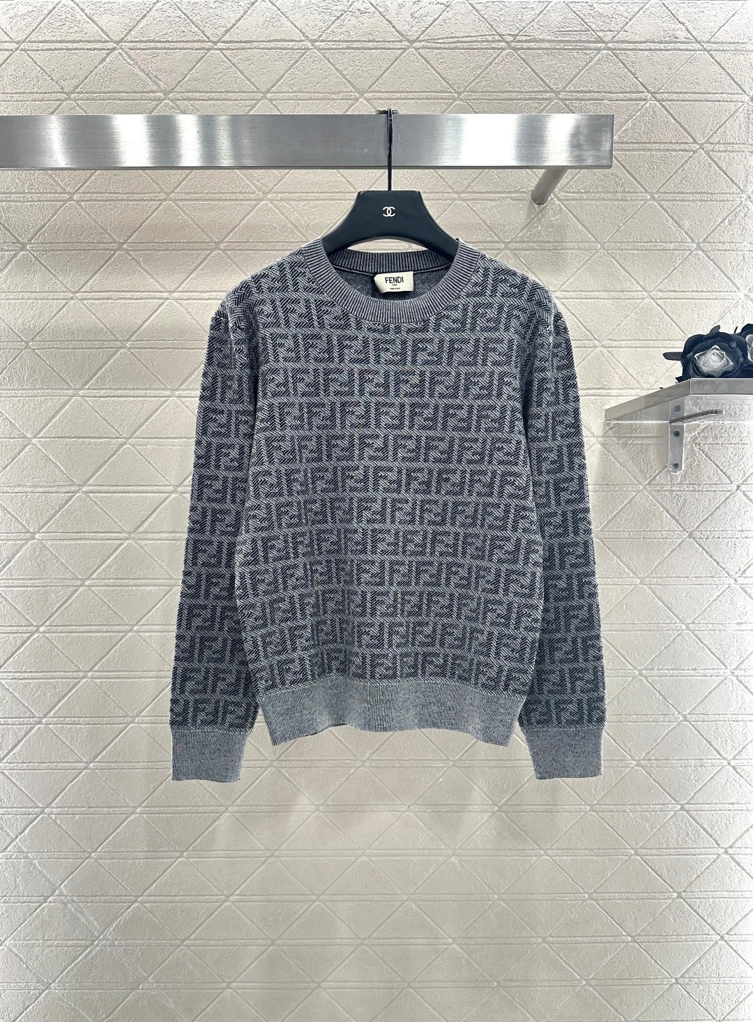 Fend 25fw knitted shirt