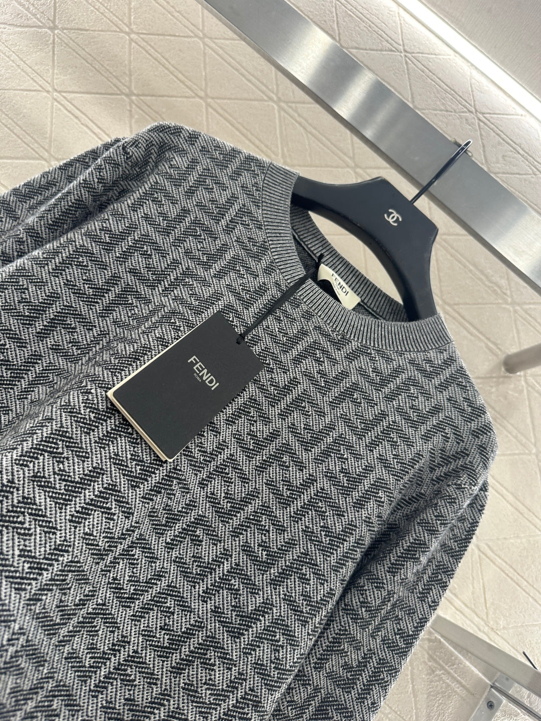 Fend 25fw knitted shirt