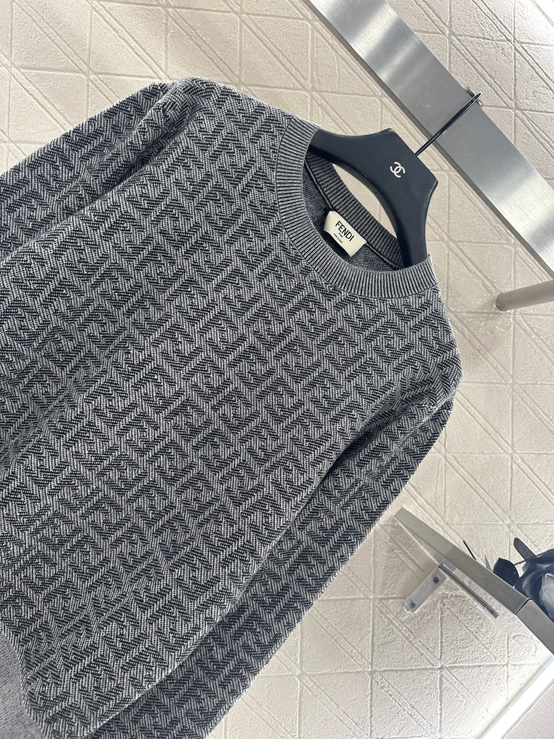 Fend 25fw knitted shirt