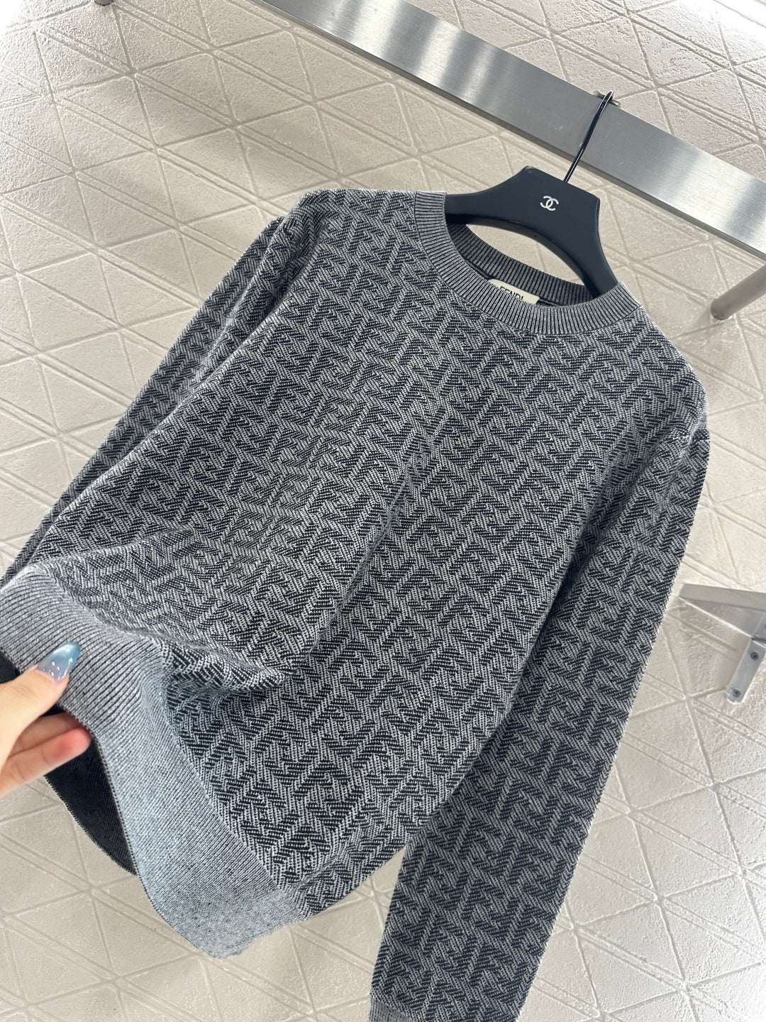 Fend 25fw knitted shirt