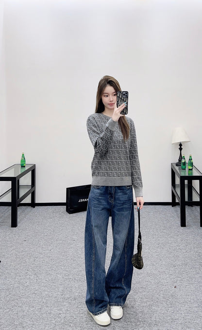 Fend 25fw knitted shirt