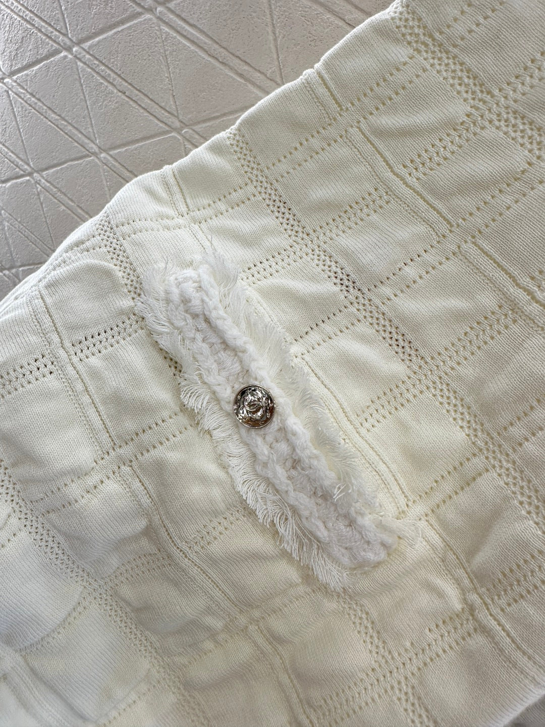 Chan 25fw silk skirt