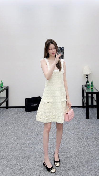 Chan 25fw silk skirt