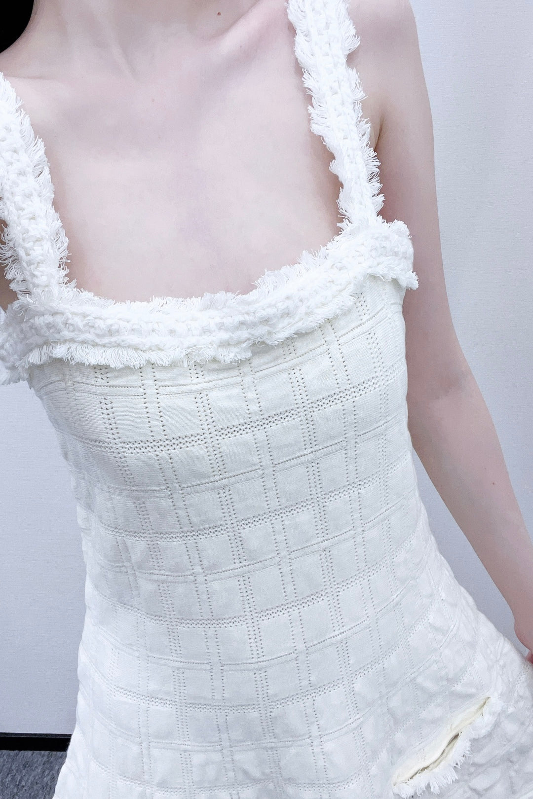 Chan 25fw silk skirt