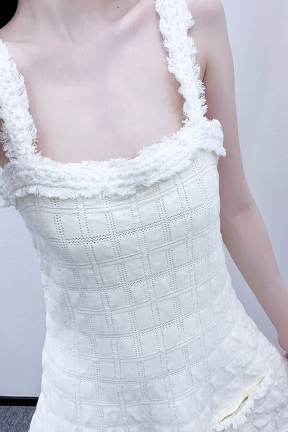 Chan 25fw silk skirt