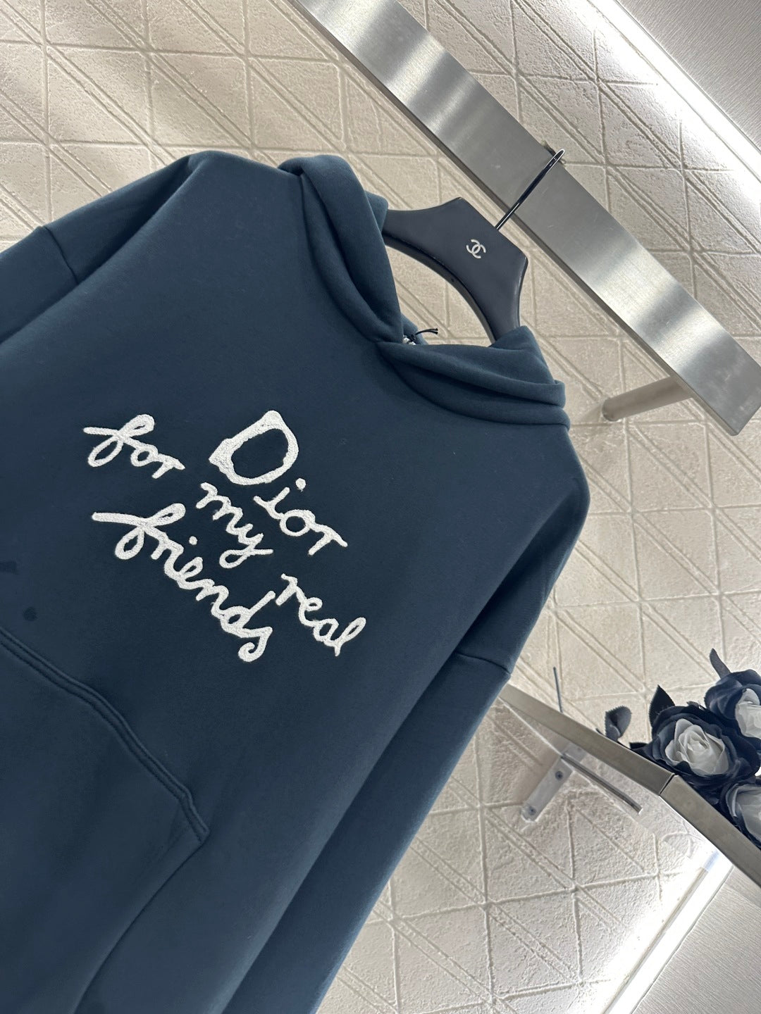 CD 25fw printed hoodie