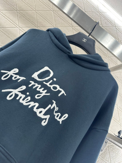 CD 25fw printed hoodie