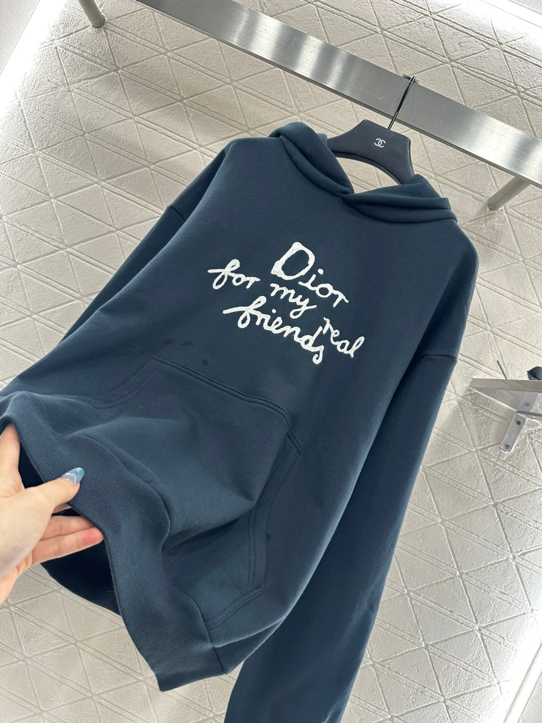 CD 25fw printed hoodie