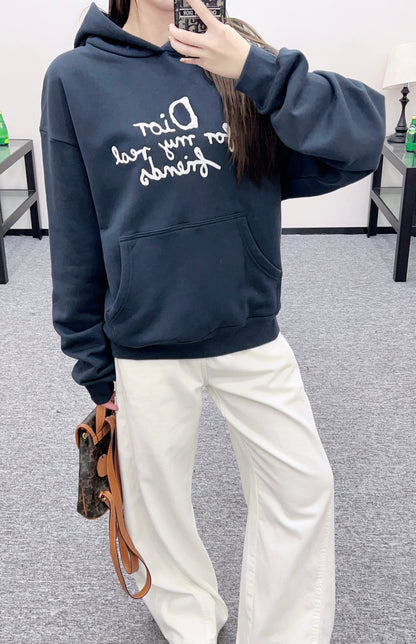 CD 25fw printed hoodie