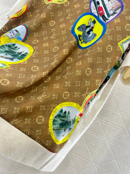 Louis 25fw printed t-shirt