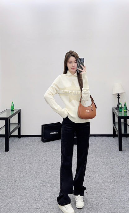 CD 25fw knitted sweater