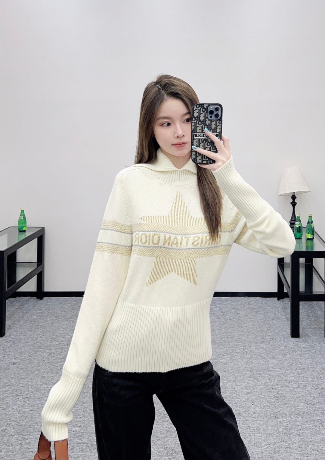 CD 25fw knitted sweater