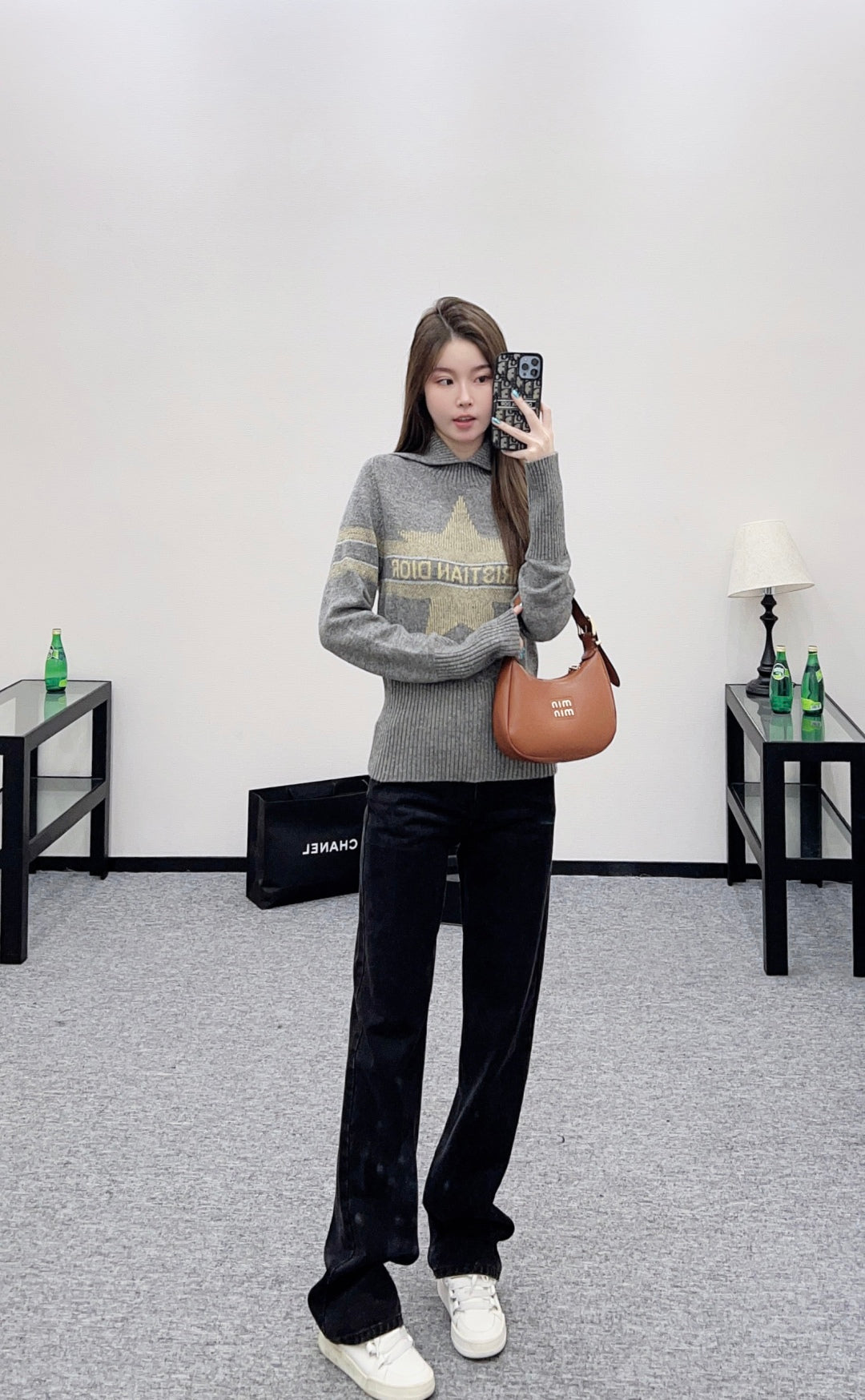 CD 25fw knitted sweater