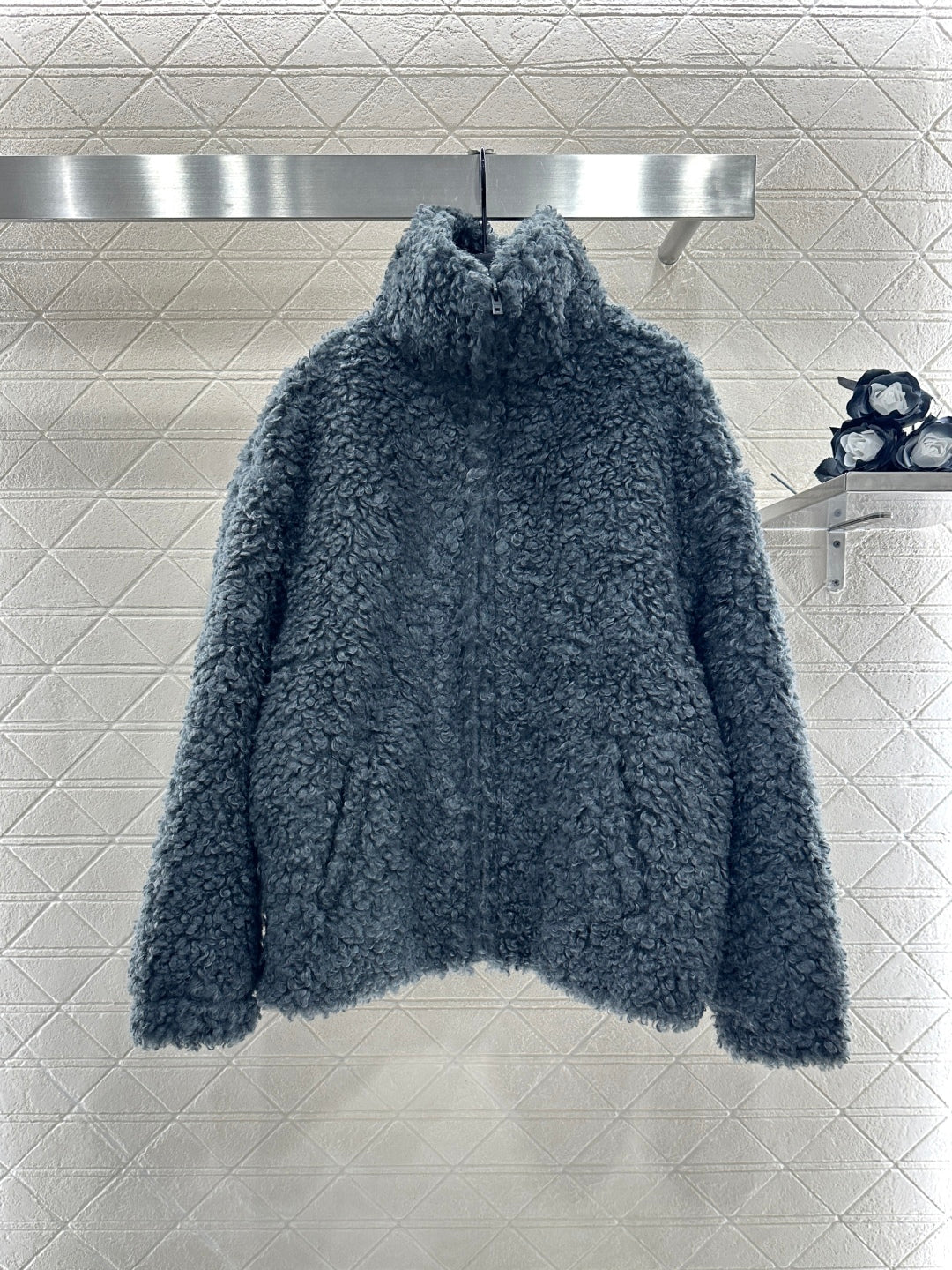 Acn 25fw plush jacket