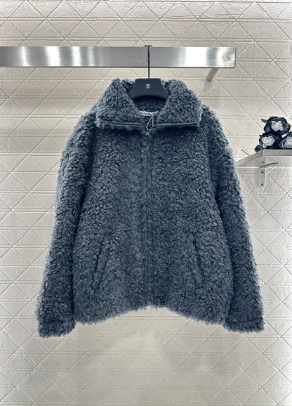 Acn 25fw plush jacket