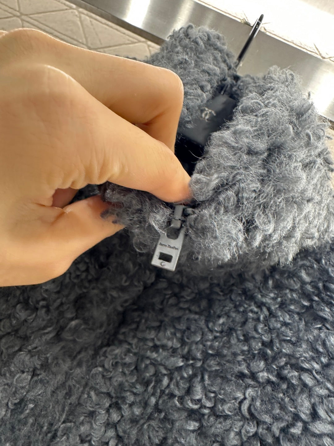 Acn 25fw plush jacket