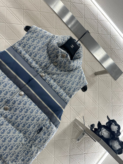 CD 25fw jacquard vest