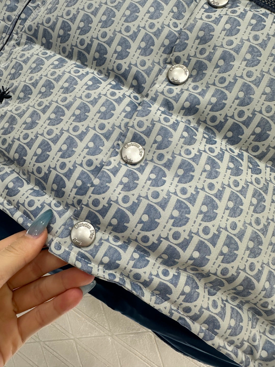 CD 25fw jacquard vest