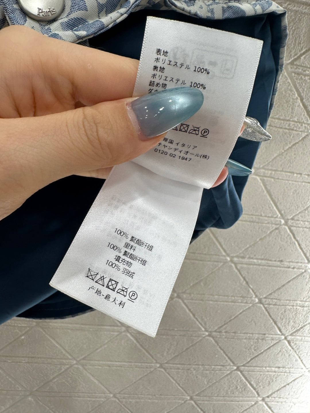 CD 25fw jacquard vest