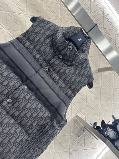 CD 25fw jacquard vest