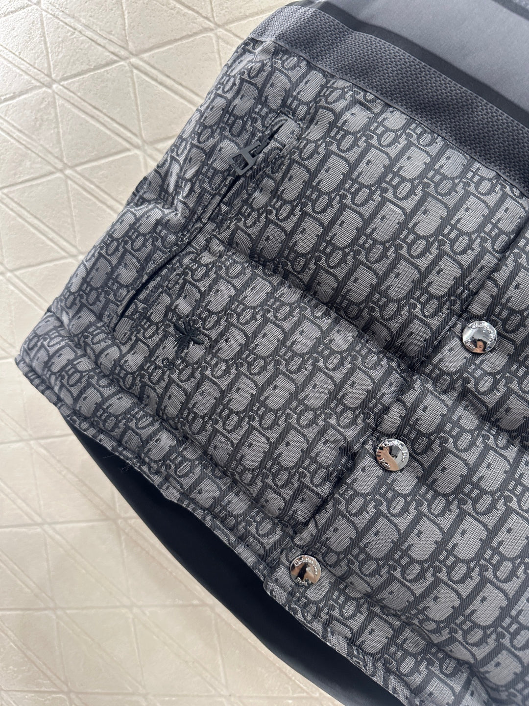 CD 25fw jacquard vest