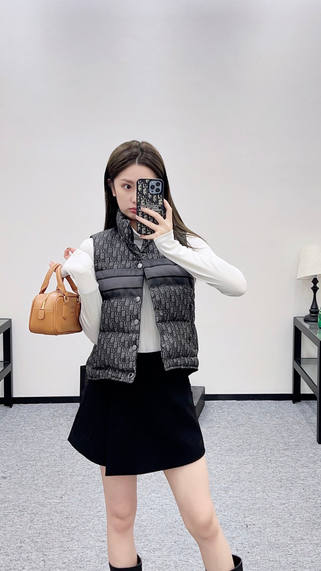 CD 25fw jacquard vest