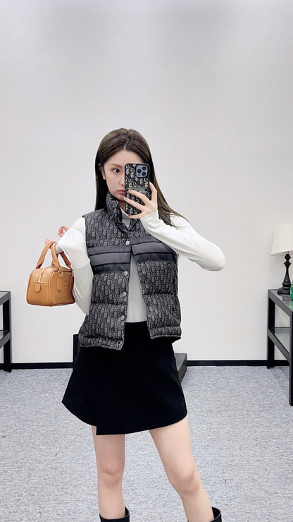 CD 25fw jacquard vest