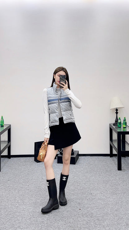 CD 25fw jacquard vest