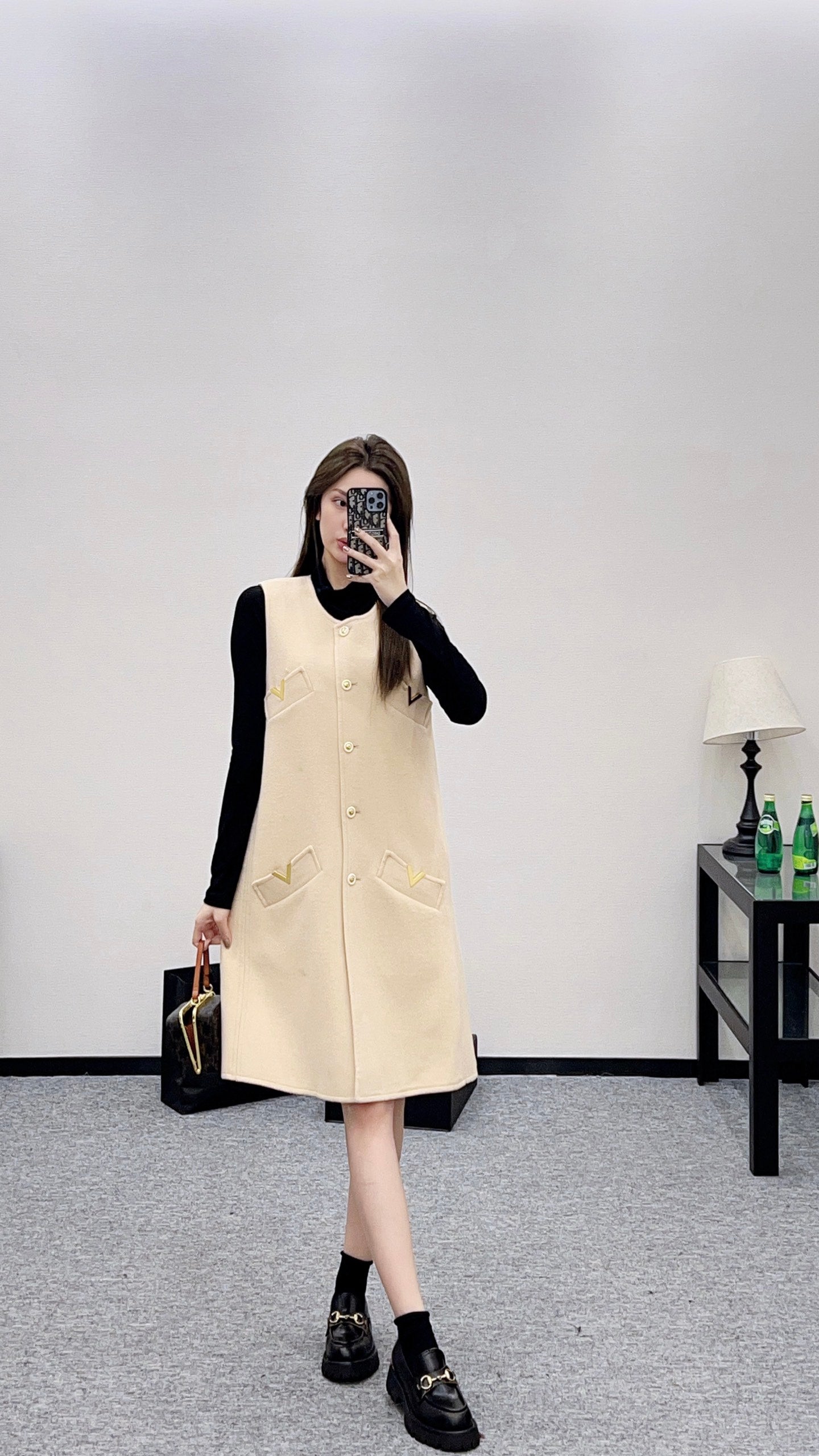 Valen 25fw reversible vest