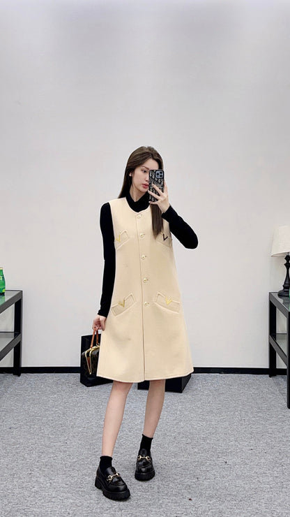 Valen 25fw reversible vest