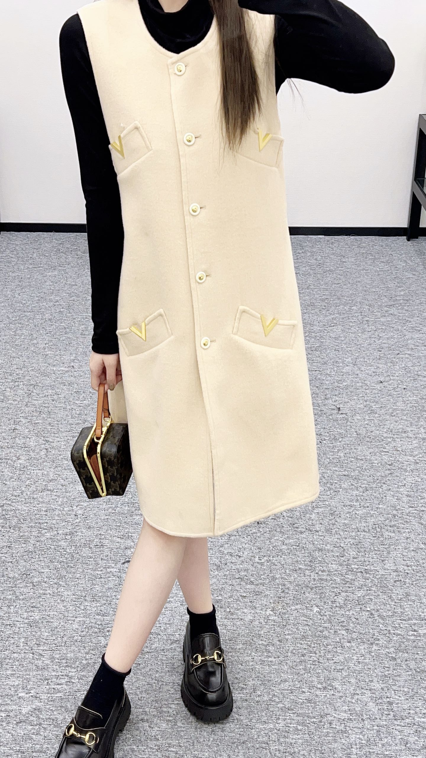 Valen 25fw reversible vest