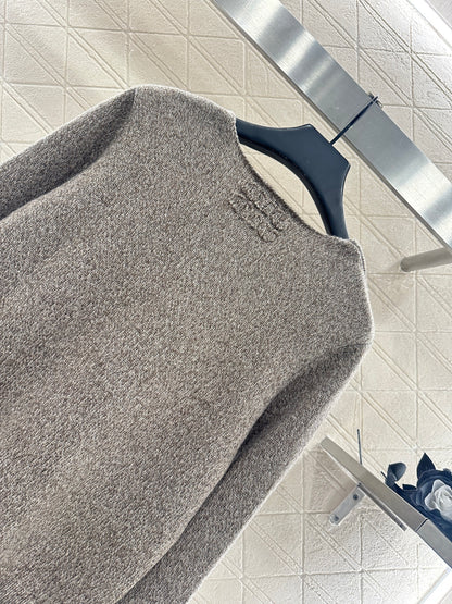 Miu 25fw knitted cardigan