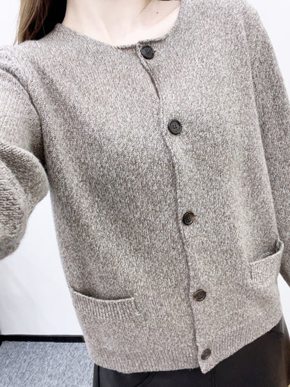 Miu 25fw knitted cardigan