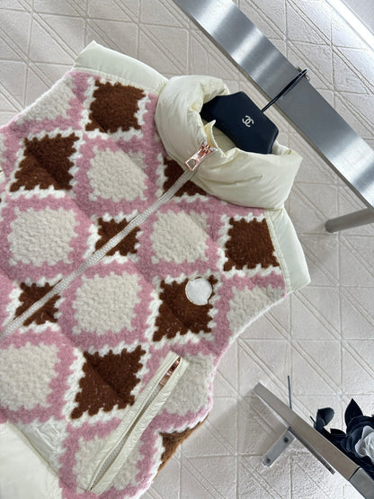 Mon 25fw splicing vest