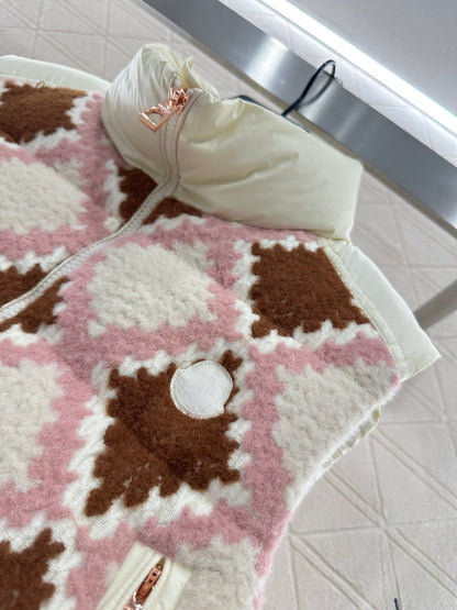 Mon 25fw splicing vest