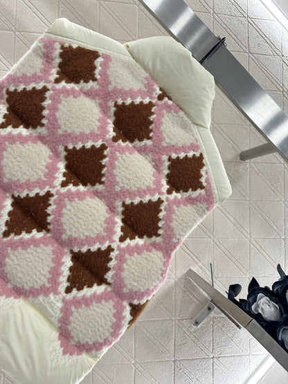 Mon 25fw splicing vest