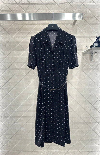 Louis 25fw printed dress