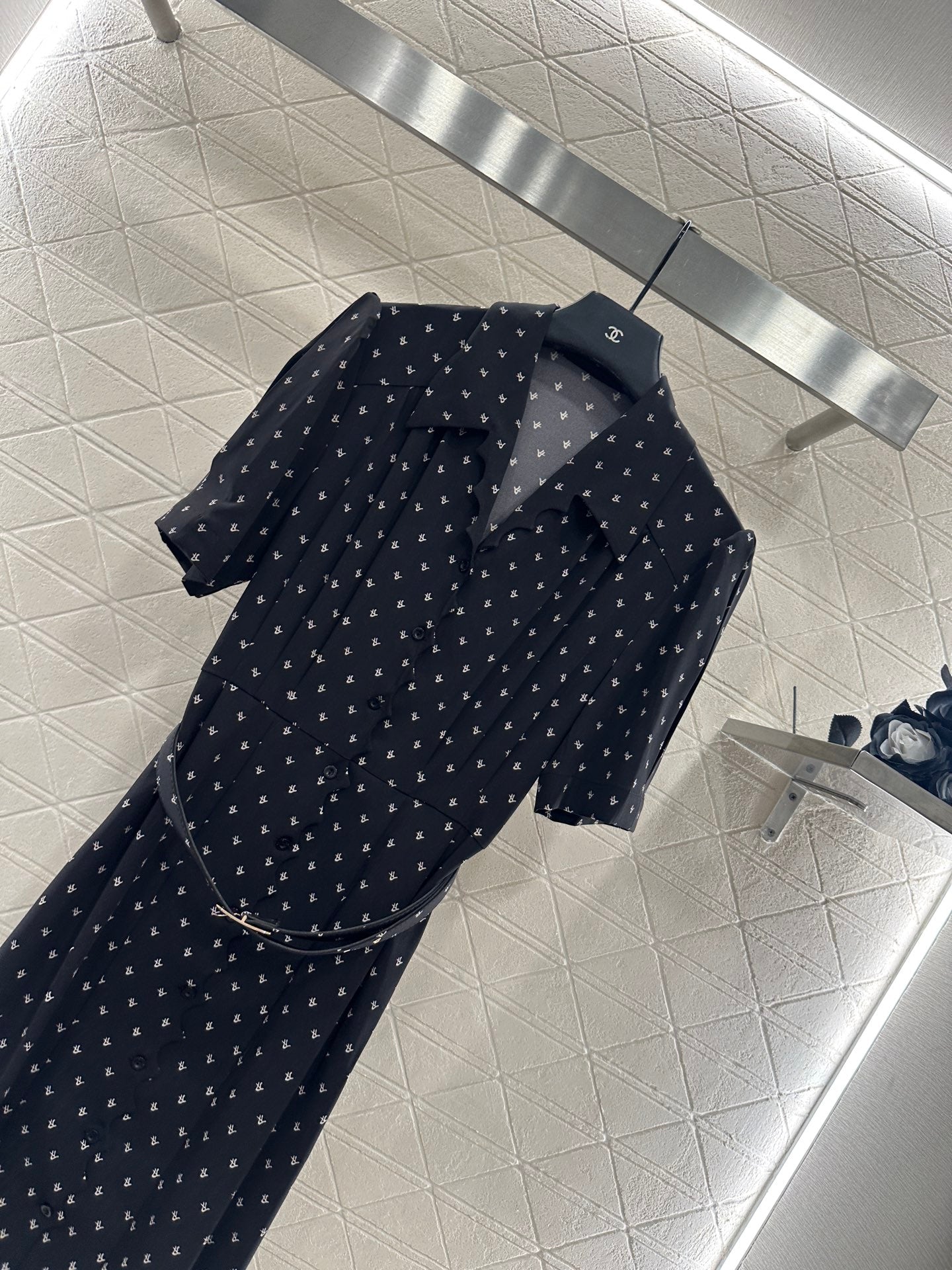 Louis 25fw printed dress