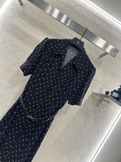 Louis 25fw printed dress