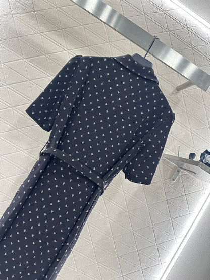 Louis 25fw printed dress