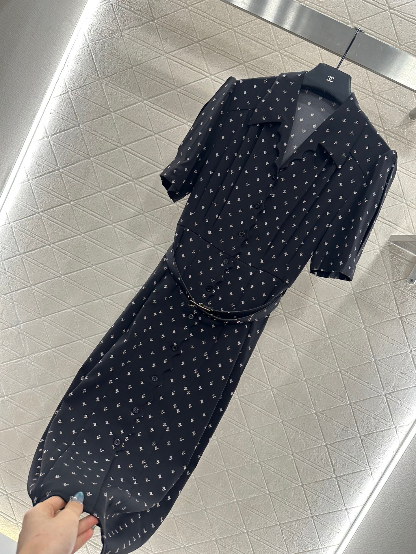 Louis 25fw printed dress